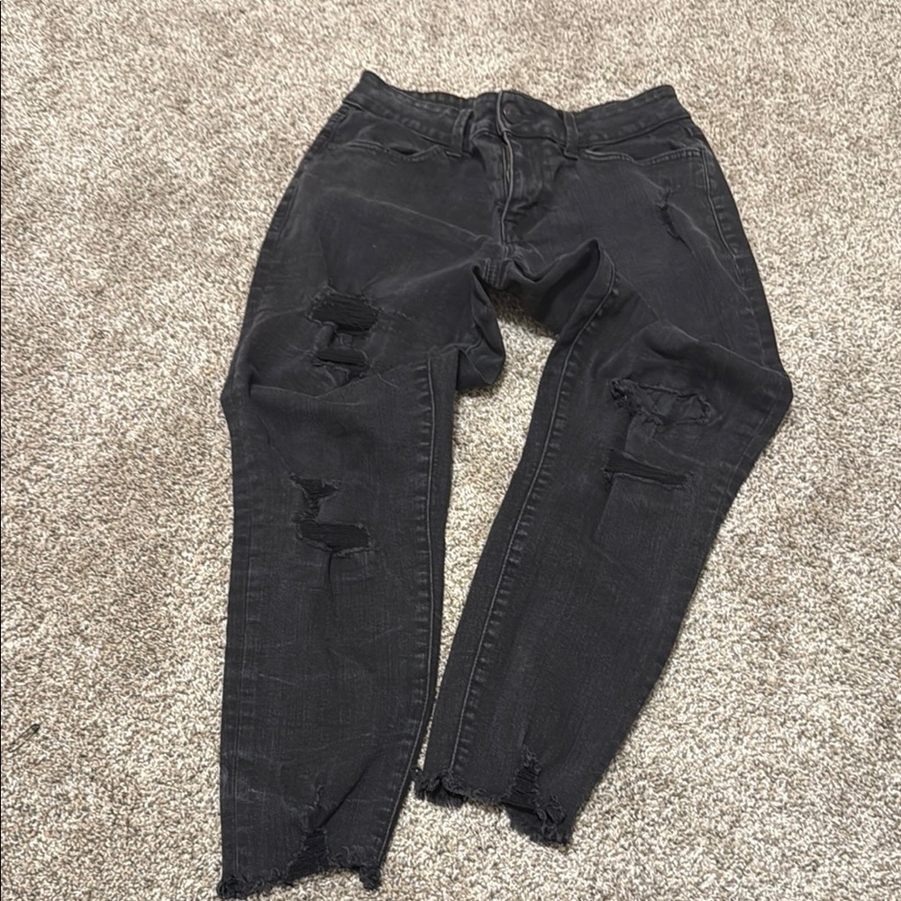 Maurices Black Ankle & Cropped Jeans